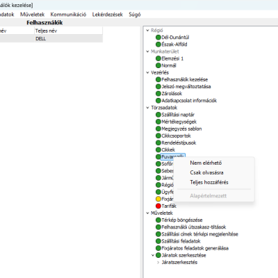 8. Sophisticated management of user rights.