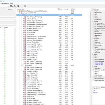 5. Route scheduling function.
